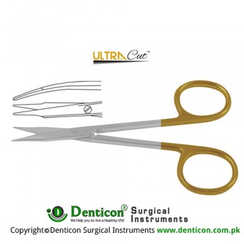 UltraCut™ TC Stevens Tenotomy Scissor Curved - Blunt/Blunt Stainless Steel, 11.5 cm - 4 1/2"